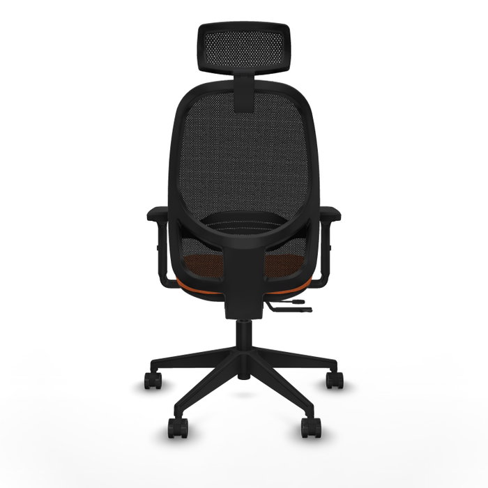 PIQUERAS Y CRESPO Silla de oficina Cilanco Naranja y Negro PIQUERAS Y CRESPO Silla de oficina Cilanco Naranja y Negro