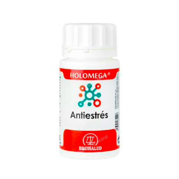EQUISALUD Holomega Antiestrés - Complemento Alimenticio para el Sistema Nervioso y el Estrés con Plantas, GABA y Magnesio - 50 Cápsulas EQUISALUD Holomega Antiestrés - Complemento Alimenticio para el Sistema Nervioso y el Estrés con Plantas, GABA y Magnesio - 50 Cápsulas