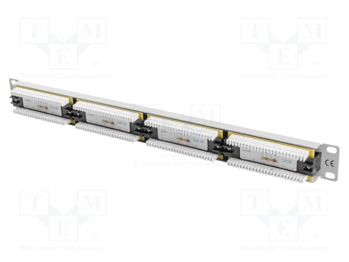 Lanberg Patch Panel 24 puertos RJ-45 categoría 5e UTP 1U gris Lanberg Patch Panel 24 puertos RJ-45 categoría 5e UTP 1U gris