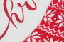 DKD Home Decor Base para Árbol de Poliéster Rojo y Blanco 106x106x2 cm