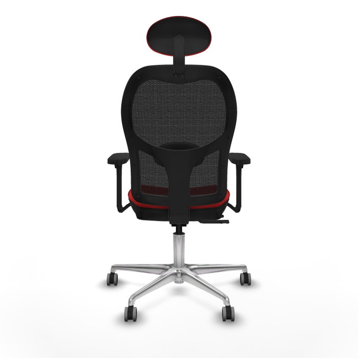 PIQUERAS Y CRESPO Silla de oficina Jorquera con mecanismo Sincro/Traslack, Rojo y Negro PIQUERAS Y CRESPO Silla de oficina Jorquera con mecanismo Sincro/Traslack, Rojo y Negro