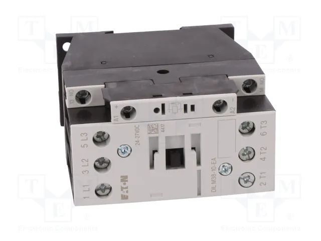 EATON ELECTRIC Contactor DILM38 3-polar 38A 24VDC