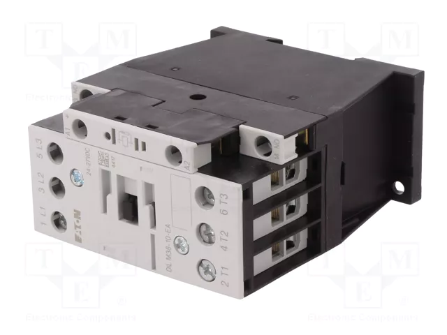 EATON ELECTRIC Contactor DILM38 3-polar 38A 24VDC