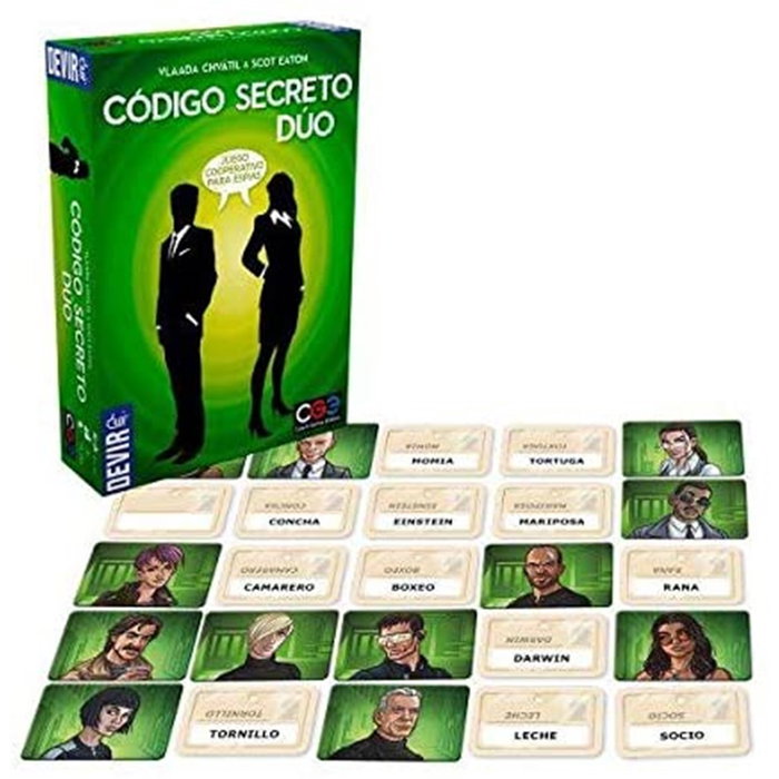 Devir Juego de Mesa Código Secreto Duet Experiencia Cooperativa 2 Jugadores Edad 11+ Devir Juego de Mesa Código Secreto Duet Experiencia Cooperativa 2 Jugadores Edad 11+