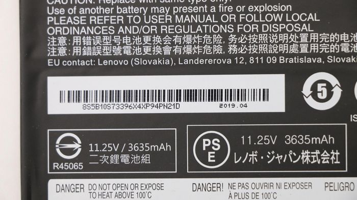 Lenovo Batería de iones de litio de 3 celdas, 42Wh, 11.25V para Chromebook Lenovo Batería de iones de litio de 3 celdas, 42Wh, 11.25V para Chromebook