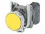 SCHNEIDER ELECTRIC Interruptor de presión Harmony XB4 amarillo 22mm