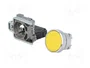 SCHNEIDER ELECTRIC Interruptor de presión Harmony XB4 amarillo 22mm