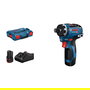 Bosch GSR 12V-35 Destornillador Eléctrico Kit HX L-BOXX 12V Sin Escobillas con 2 Baterías y Cargador