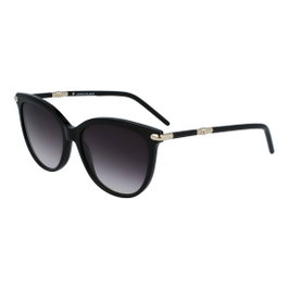 Longchamp LO727S-001 Gafas de sol para mujer con montura negra y cristal gris