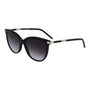 Longchamp LO727S-001 Gafas de sol para mujer con montura negra y cristal gris