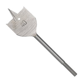 WOLFPACK LINEA PROFESIONAL Broca Plana Madera 3 Puntas 40,00 mm.