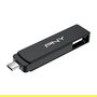 PNY DUO LINK V3 USB Flash 2 TB OTG Negro, USB 3.2 Gen 2 Type-A/Type-C, Lectura 1000 MB/s