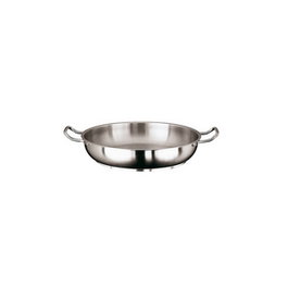 Sambonet Gran Gourmet Rondón, Cacerola de Acero Inoxidable, 32 cm de Diámetro, 6 cm de Alto