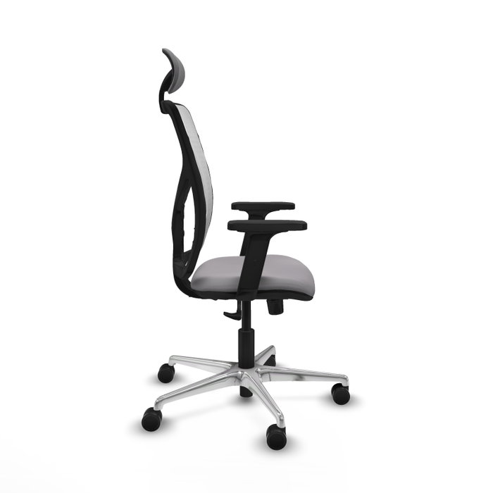 PIQUERAS Y CRESPO Silla de oficina Motilla con mecanismo Sincro, Gris y Blanco PIQUERAS Y CRESPO Silla de oficina Motilla con mecanismo Sincro, Gris y Blanco