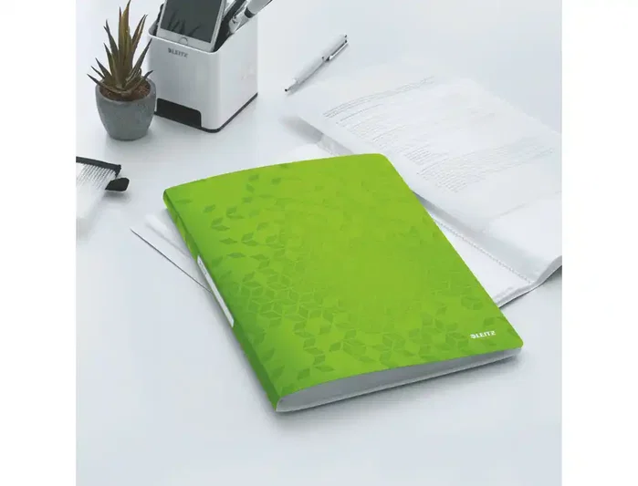 LEITZ WOW Carpeta de Fundas A4 Verde con 40 Fundas (Set de 10) LEITZ WOW Carpeta de Fundas A4 Verde con 40 Fundas (Set de 10)