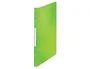 LEITZ WOW Carpeta de Fundas A4 Verde con 40 Fundas (Set de 10)