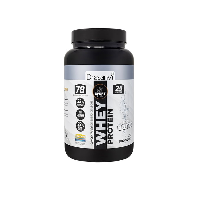 DRASANVI SPORT LIVE Whey Protein Concentrada Neutra 750g DRASANVI SPORT LIVE Whey Protein Concentrada Neutra 750g