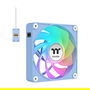 Thermaltake CT140 EX Reverse ARGB Sync Ventilador PC 140mm, Paquete de 3 Ventiladores, Azul Hortensia