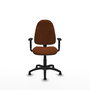 PIQUERAS Y CRESPO Silla de oficina Algarra Marrón con Brazos 1D