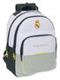 Safta Mochila Doble Adaptable a Carro Real Madrid Equipación 25-26 con Cantoneras y 20L de Capacidad