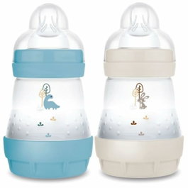 MAM Set de 2 biberones Easy Start Anticólico 160 ml Ocean + Sand