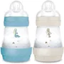 MAM Biberón Easy Start Anticólico 160 ml Flow 1 Tetina Ocean + Sand Set 2 uds MAM9001616836503
