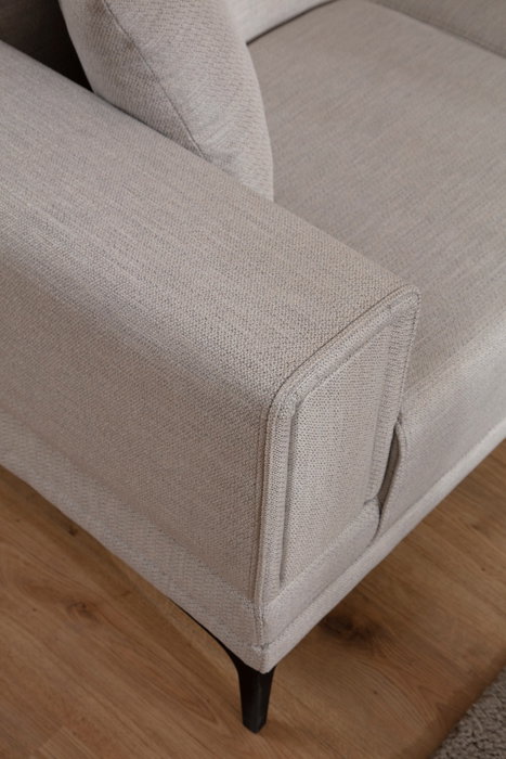 Atelier Del Sofa Sofá 1 Plaza Horizon - Ecru 90x85x77 cm