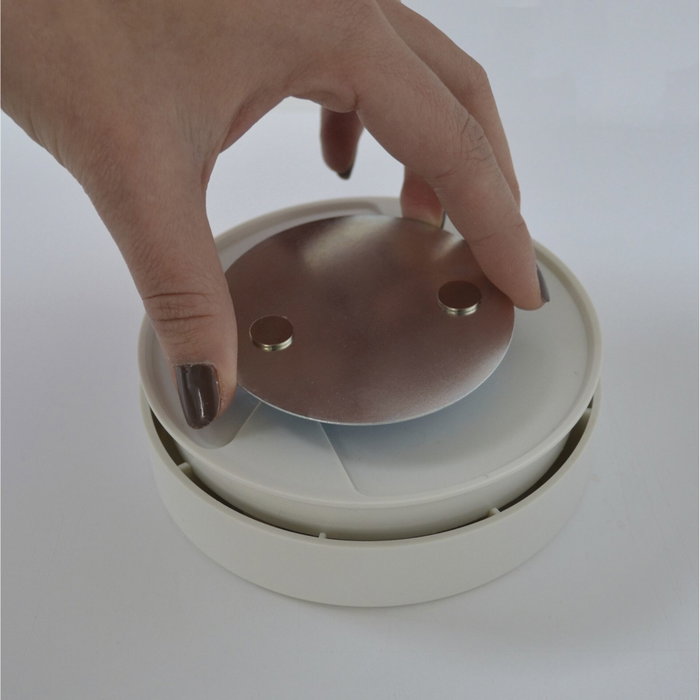 Brennenstuhl BR 1000 Placa de montaje magnética para detector de humo, Gris