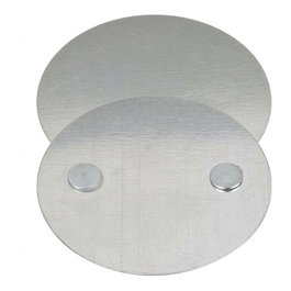 Brennenstuhl Magnet Montageplatte BR1000 para Detectores de Humo - Gris, Compatible con BR 1211, BR 5232