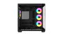 Krux Tano Gabinete PC con Vidrio Curvado, 4 Ventiladores ARGB PWM 120mm, USB-C, Hub PWM y ARGB