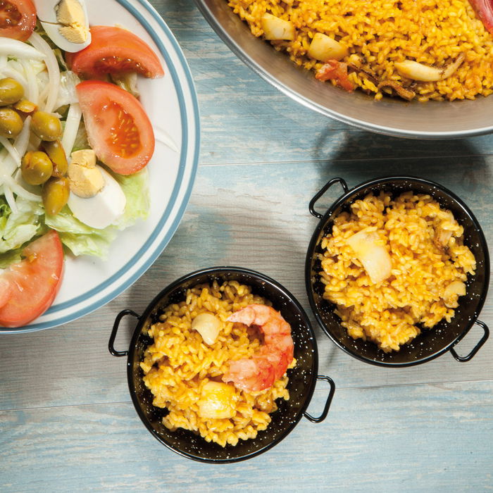 Garcima Sartén Honda La Ideal Diámetro 16 cm (6 Unidades) Esmalte Vitrificado Antiácido Apta Inducción Horno