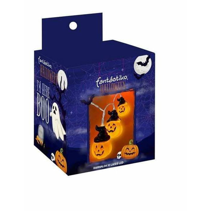 My Other Me Guirnalda Calabaza Sombrero 150 Cm con Luces