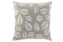 DKD Home Decor Pack de 2 Cojines Impresos Beige, Blanco y Dorado