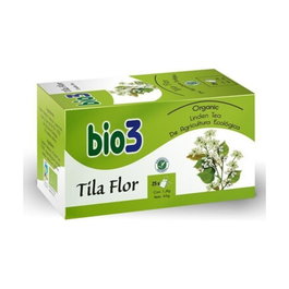 Bio3 Flores de Tila Ecológica 25g - Infusión de Tila Andina para Descanso y Sueño Reparador