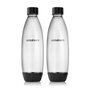 Sodastream Máquina DUO blanca Pack 4 botellas + 1 cilindro de intercambio CQC