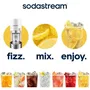 Sodastream DUOBICB - Máquina de Agua con Gas DUO Blanca Pack 4 Botellas (2 decantadores DUO + 2 Fusible LV)