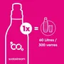 Sodastream DUOBICB - Máquina de Agua con Gas DUO Blanca Pack 4 Botellas (2 decantadores DUO + 2 Fusible LV)