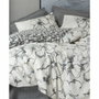 Aucune Juego de cama Antracita - 1 funda nórdica 220x240 cm + 2 fundas de almohada 60x60 cm - 100% algodón