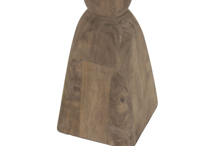 DKD Home Decor Lámpara de Pie Mango y Lino Natural/Beige 162 cm