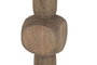DKD Home Decor Lámpara de Pie Mango y Lino Natural/Beige 162 cm