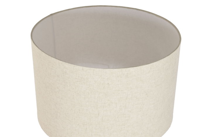 DKD Home Decor Lámpara de Pie Mango y Lino Natural/Beige 162 cm