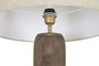 DKD Home Decor Lámpara de Pie Mango y Lino Natural/Beige 162 cm