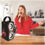 Lexibook THE VOICE - Altavoz Bluetooth portátil con micrófono y efectos de luz