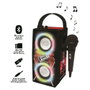 Lexibook THE VOICE - Altavoz Bluetooth portátil con micrófono y efectos de luz