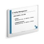 Durable Türschild 21,0 x 14,85 cm blanco