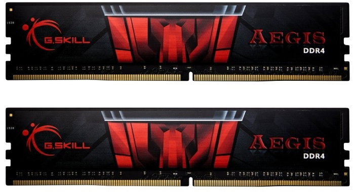 G.Skill Aegis F4-3000C16D-32GISB 32GB (2x16GB) 3000MHz DDR4 DIMM G.Skill Aegis F4-3000C16D-32GISB 32GB (2x16GB) 3000MHz DDR4 DIMM