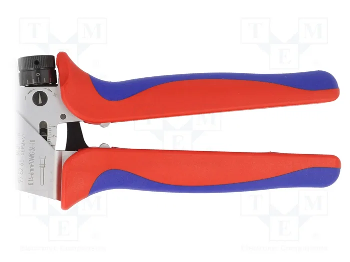 KNIPEX Crimpadora para terminales de cable y contactos 0,14÷6mm2