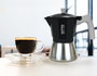 Quttin Cafetera para 9 servicios, Inducción, Acero y Aluminio (6 Unidades)