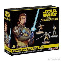 Juegos - Juego de Mesa Star Wars Shatterpoint Squad Pack Stronger Than Fear con Miniaturas Kanan Jarrus, Ezra Bridger y Zeb Orrelios, inspirado en La Tripulación del Fantasma
