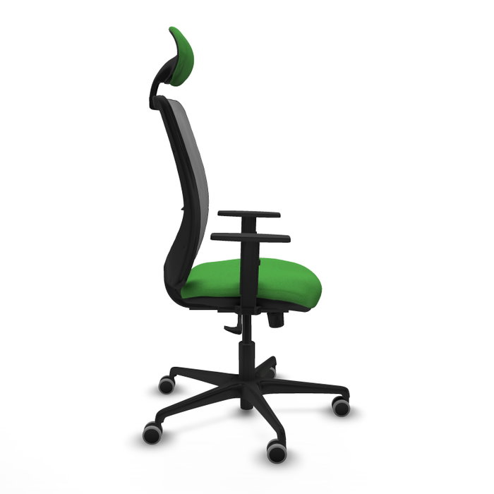 PIQUERAS Y CRESPO Silla de oficina Zulema con mecanismo Sincro, Verde y Gris PIQUERAS Y CRESPO Silla de oficina Zulema con mecanismo Sincro, Verde y Gris